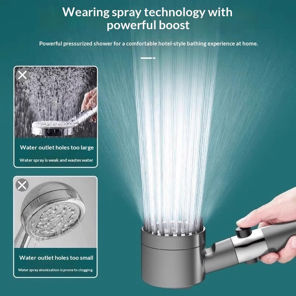 Aquafex filtered shower head set