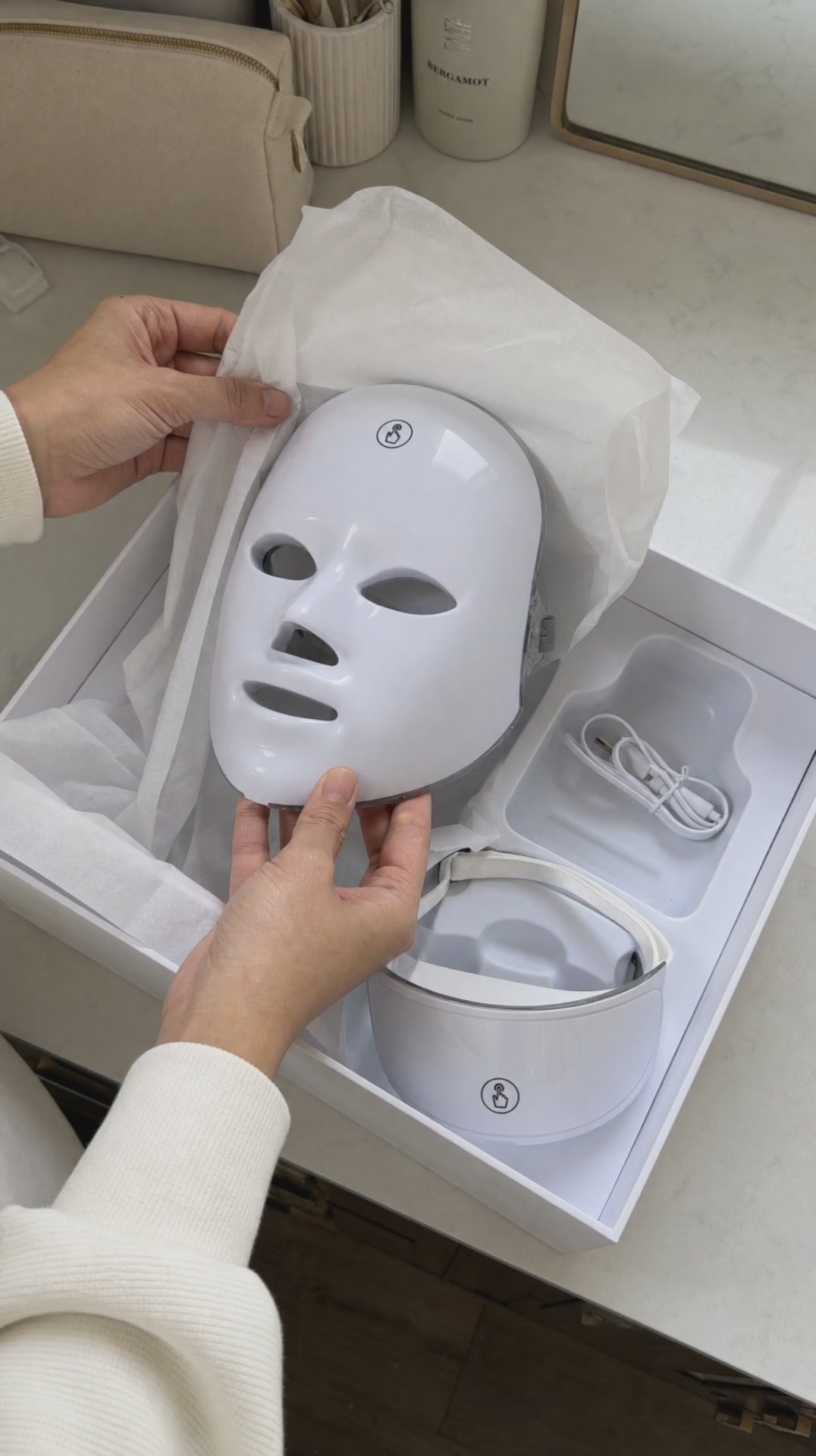 Face Glow Mask Pro — 7-Colour LED Light Therapy By Trendzorah